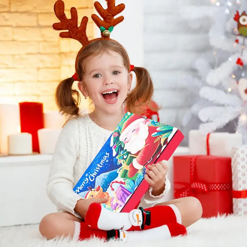 Рождественский адвент-календарь 2024 Коробки Рождественская коробка Отрывной