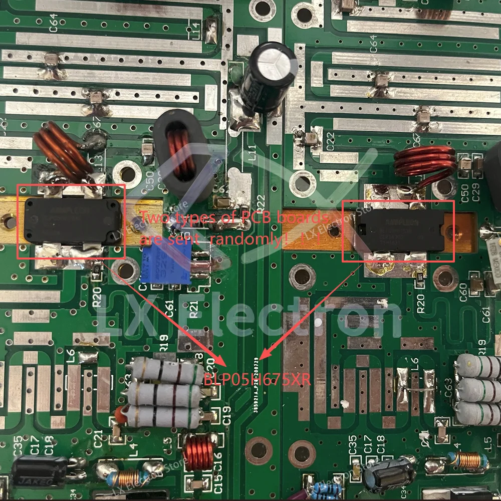 Фото 1 шт. 75W 48Vdc, 66–108 МГц, входная мощность <100 мВт, плата усилителя радиочастотной мощности: RD01MUS2 управляет RD15HVF1 для усиления сигнала BLP05H675XR. №3