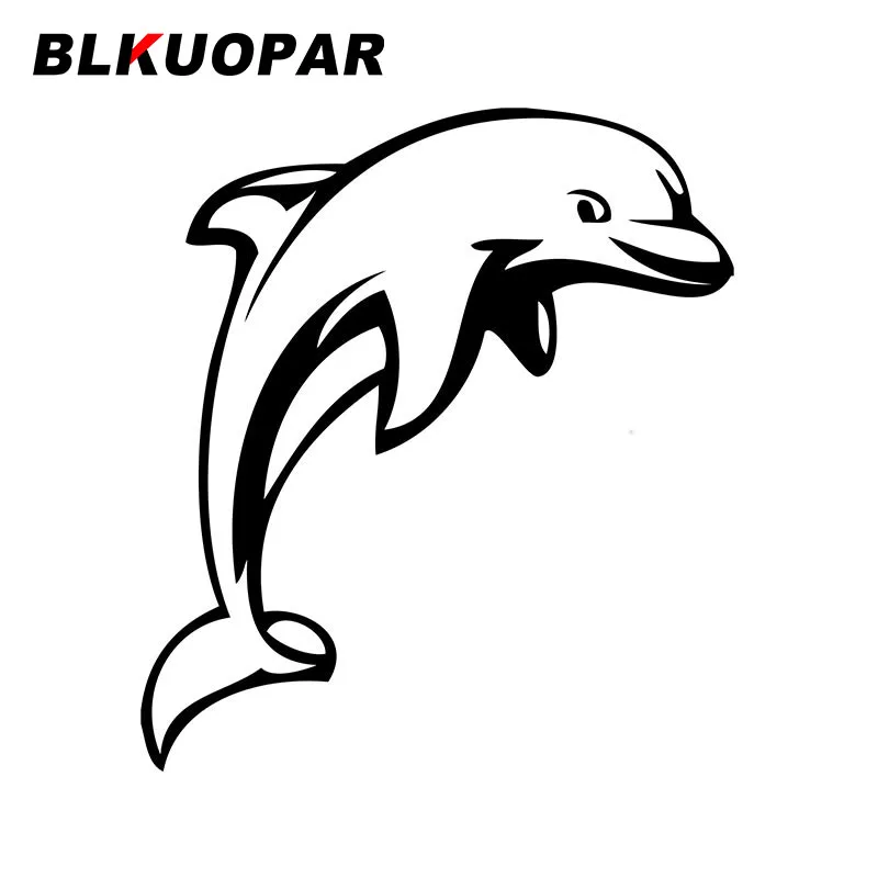 

BLKUOPAR Автомобильная наклейка в виде дельфина модная устойчивая к царапинам креативная графика Солнцезащитная индивидуальность JDM Аксессуары для мотоцикла и автомобиля