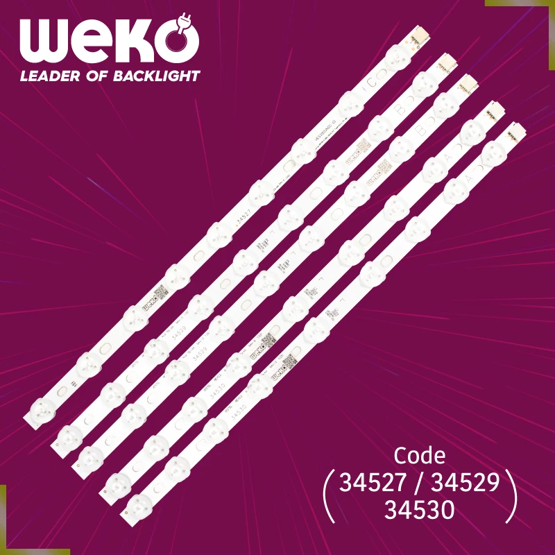 

WKSET-5011 34527 X1 ntek 39FHD-C NDV 5 pcs LED BAR