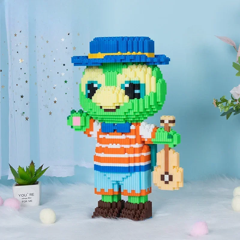 Гитара Duffy OluMel строительный блок Gelatoni StellaLou 3D модель мини собранные микро кирпичи