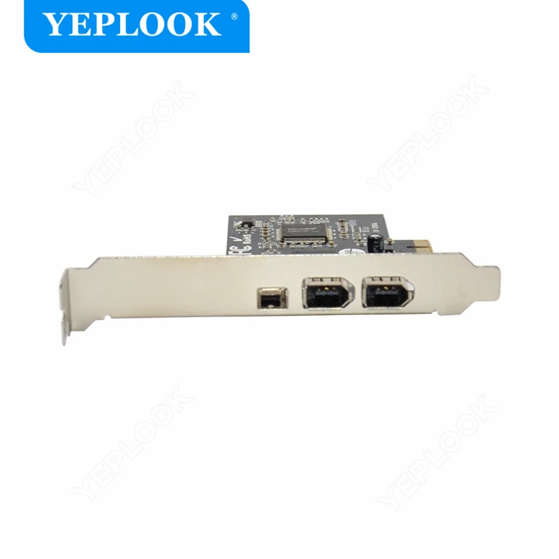 PCIe 3 порта 1394 карты (2x 6Pin + 1x 4Pin) Firewire 800 IEEE адаптер с 6-контактным до 4-контактным