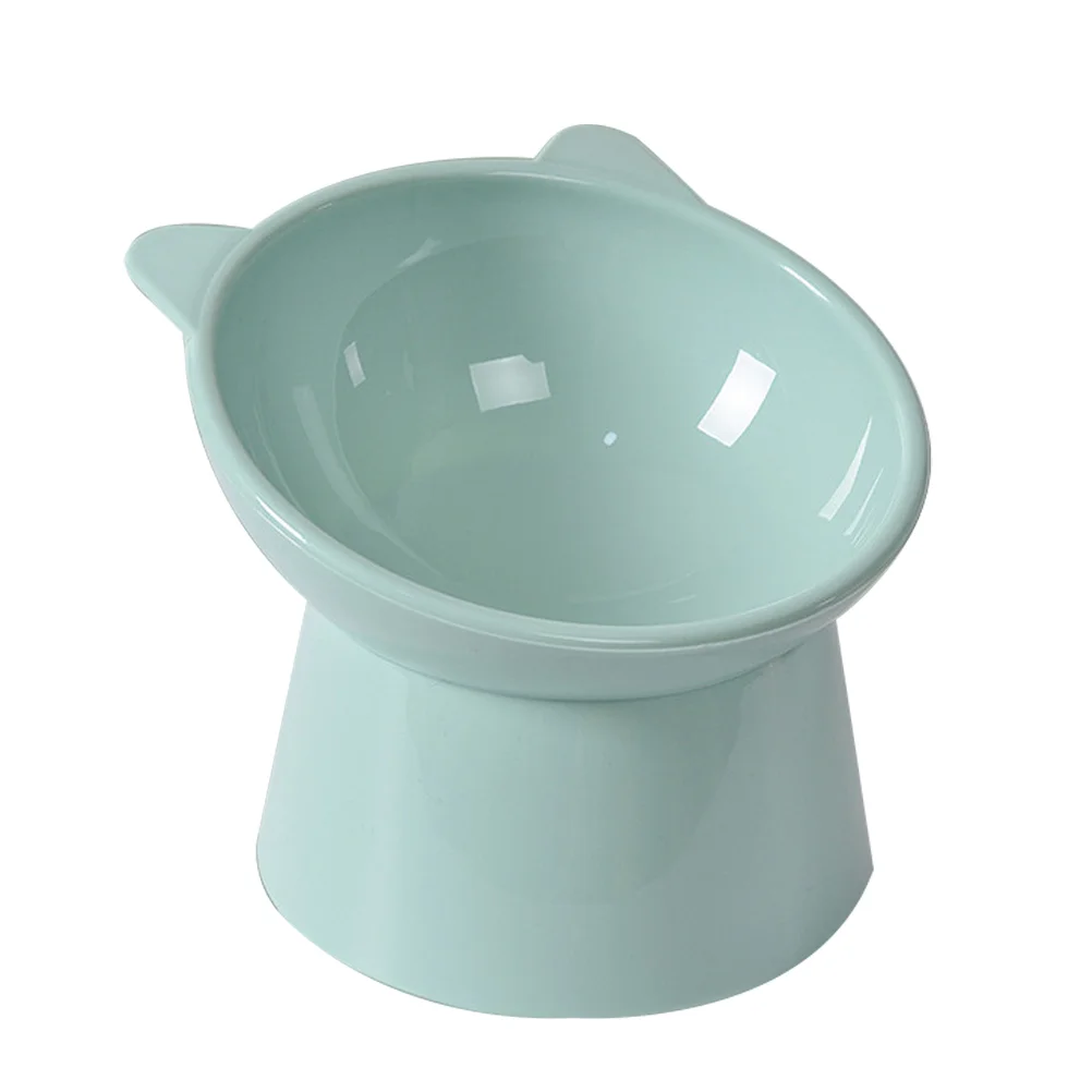 

Dog Food Dispenser Puppy Feeder Tilting Cat Bowls Plasticos Para Comida Inclined Food Bowl Pet Elevated Cat Bowl