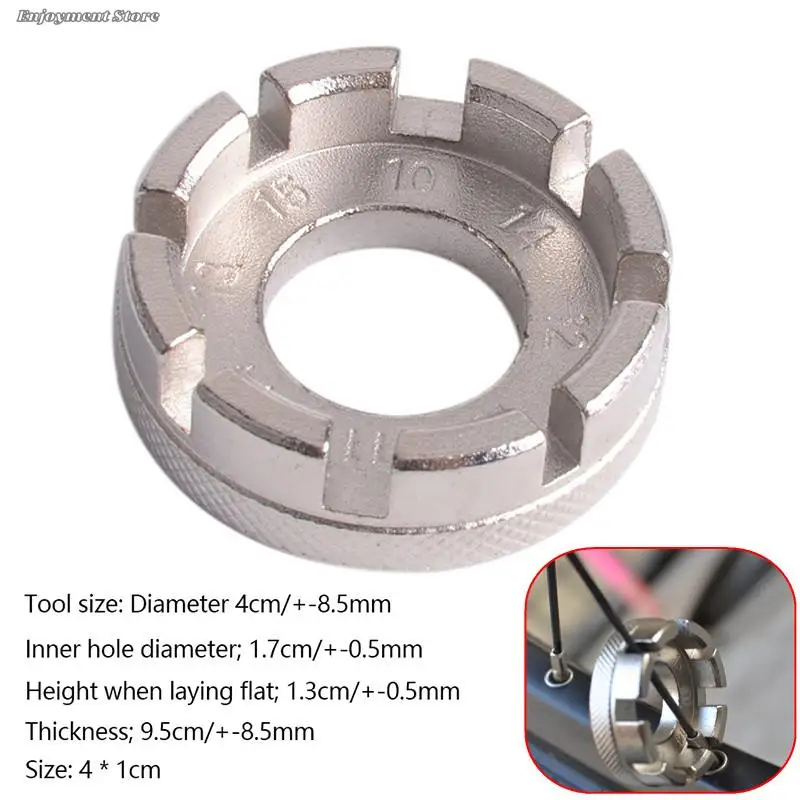 

1 соска для спиц велосипеда, 8 каналов, регулирующий обод колеса велосипеда, гаечный ключ, многофункциональный инструмент, Ремонтный инструмент, ключ, велосипедные инструменты