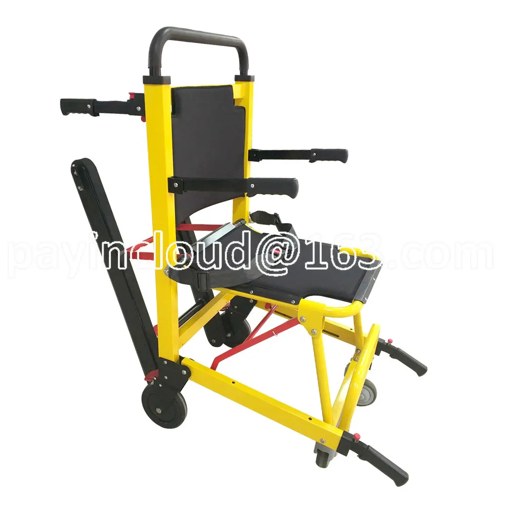 

Smart Disabled Elderly Crawler Climbing Machine Convenient Foldable Manual Stair Climbing Wheelchair Transport Chair for Stairs