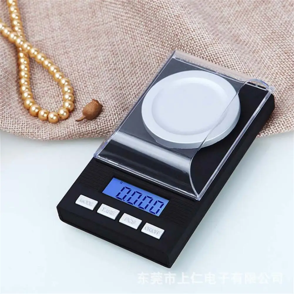 

0.001g Precision Jewelry Scale Laboratory Electronic Balance Milligram Electronic Scales Portable Weighing Tool