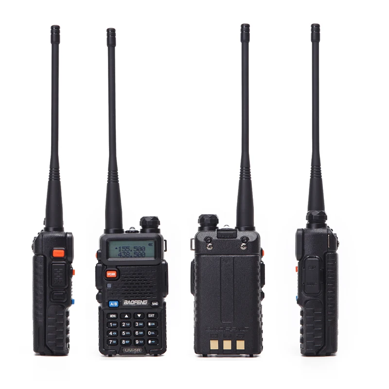 2PCS Baofeng walkie talkie UV-5R two way cb radio upgrade version baofeng uv5r 128CH 5W VHF UHF 136-174Mhz & 400-520Mhz