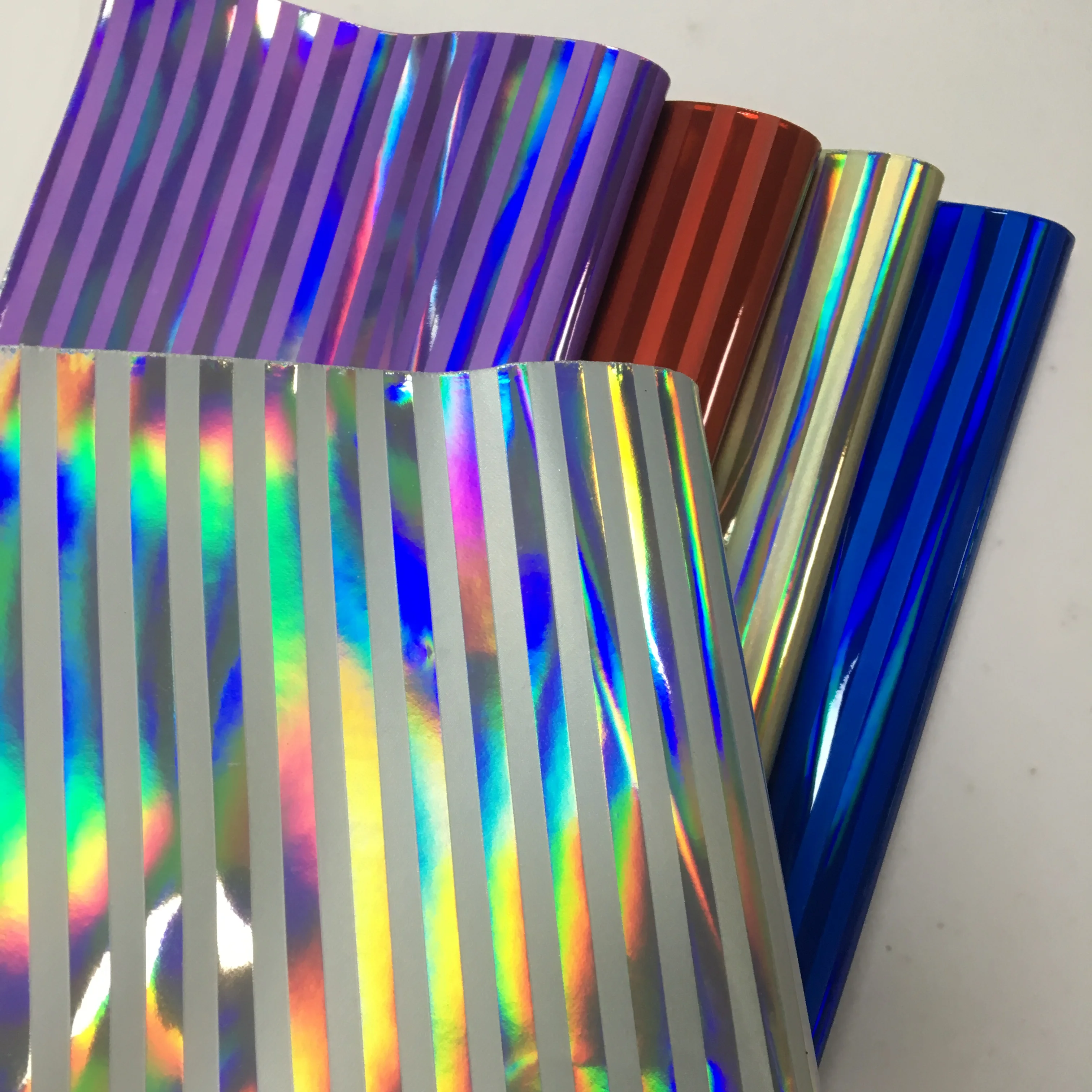 

Stone Texture Embossed PU Holographic Mirror Laser Faux Leather Fabric Sheet for Making DIY Accessories/Decoration 46*135cm