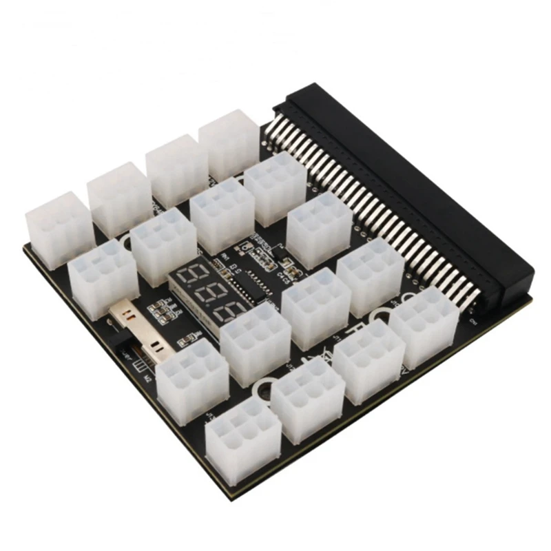 

Server Power Conversion Board To 6Pin Adapter Card 12V 17-Port Graphics Power Supply Board