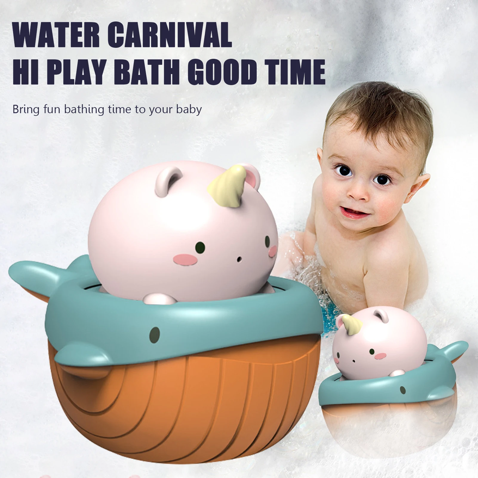 

Bath Toys For Boys Cute Rabbit And Whale Bathtub Toy Floating Animal Squirter Toys For Toddlers Bathtub Pool Shower Tub