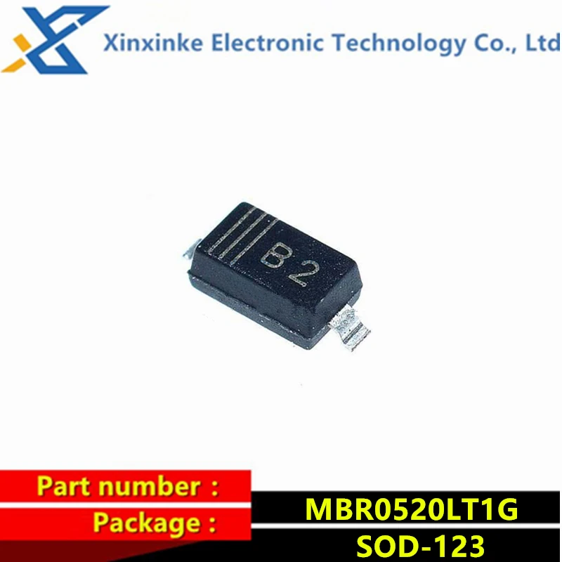 20 шт. MBR0520LT1G SOD-123 диод Шоттки 20 в 500 мА