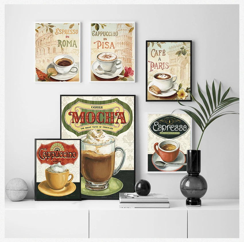 

Настенная картина для гостиной, кофейни, кухни