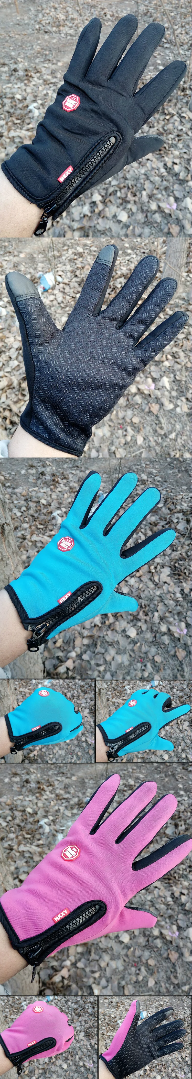 

Autumn And Winter Gloves Riding Men's And Women's Fleece Outdoor