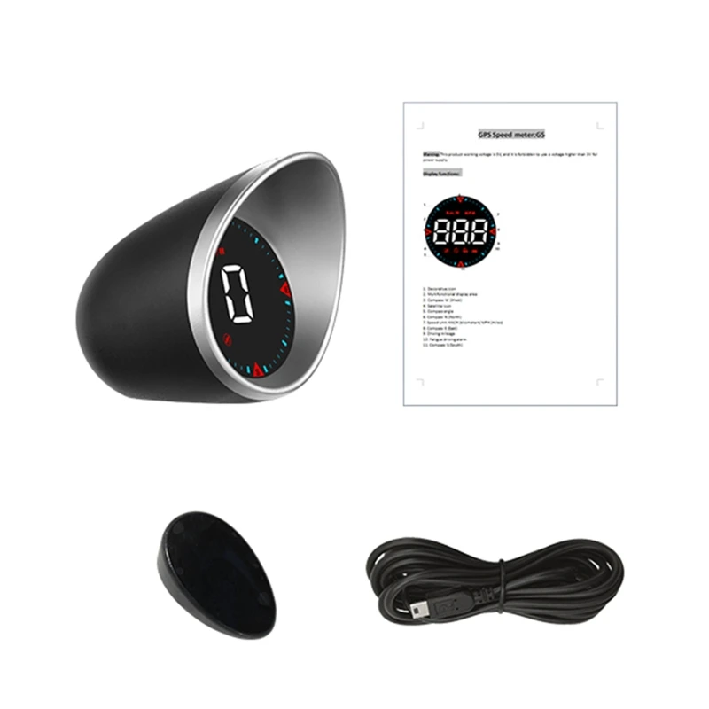 

Универсальный дисплей на лобовое стекло OBD GPS для автомобиля, проектор скорости, сигнализация скорости, система Предупреждение о скорости