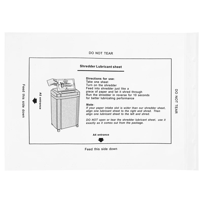 12ШТ Измельчитель бумаги Смазочное масло для измельчителя листов Портативный Тип