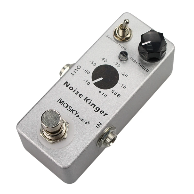 

Mosky Noise Reduction Guitar Effect Pedal 2 Modes Hard/Soft Guitar Pedal True Bypass Guitar Accessories