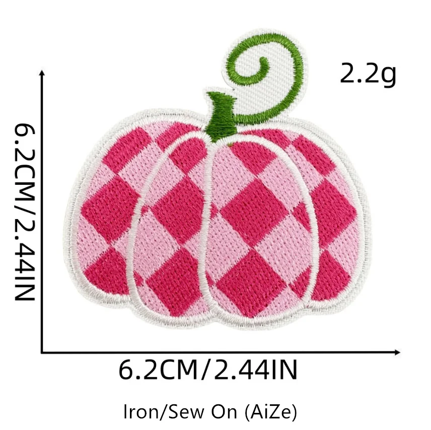 10 шт. нашивки с вышивкой тыквы утюг на одежде шляпа сумка материал для ремонта