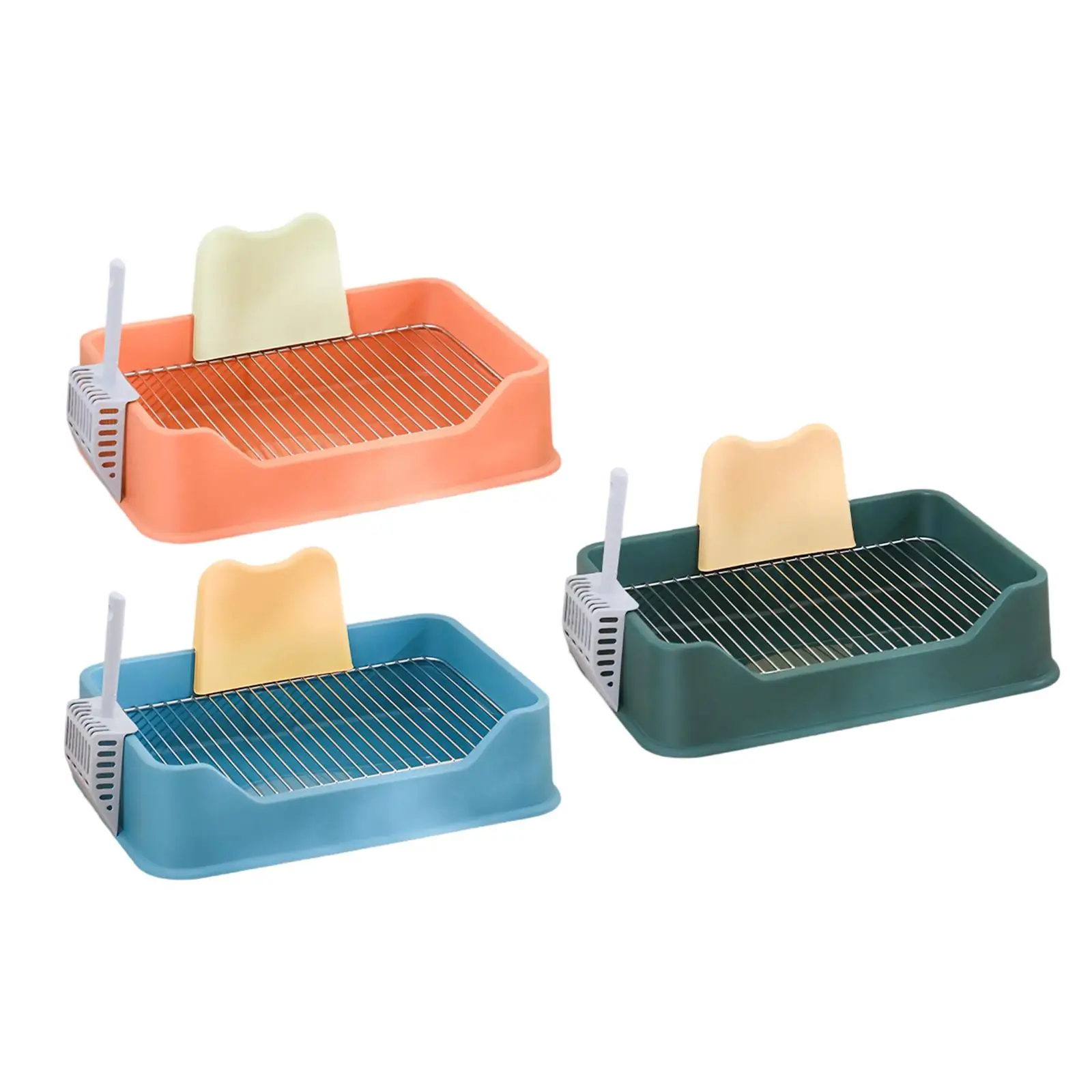 

Dog Toilet Puppy Potty Tray Pet Supplies for Indoor Cats Cleaning Tool Portable Anti Splashing Litter Box Puppy Training Tray