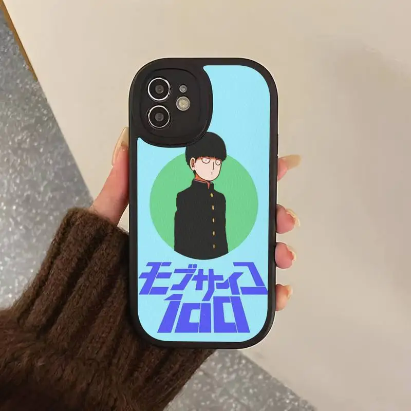 Mob Psycho 100 Phone Case Hard Leather Phone Case For iPhone 14 13 12 Mini 11 14 Pro Max Xs X Xr 7 8 Plus 6 6s