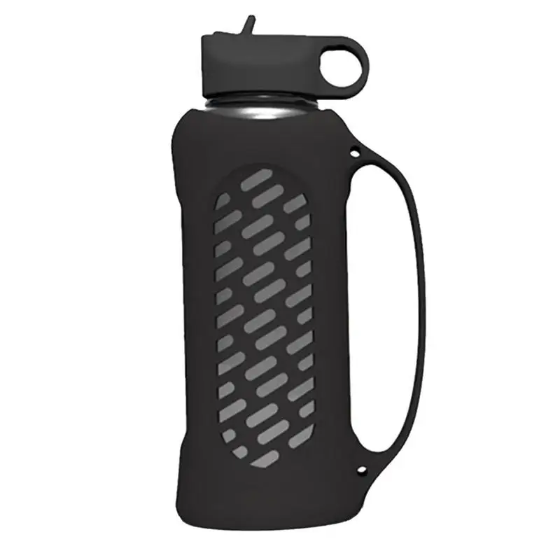 

Силиконовый чехол для бутылки с водой, 40 унций, с ручкой