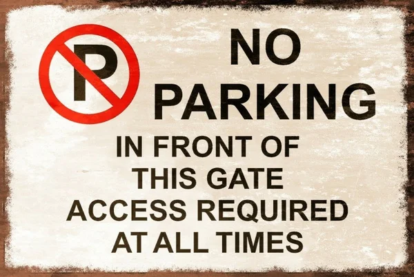 

No Parking Access Required Notice Retro Vintage Tin Sign Bar Pub Home Metal Poster Wall Art Decor Poster 20*30cm
