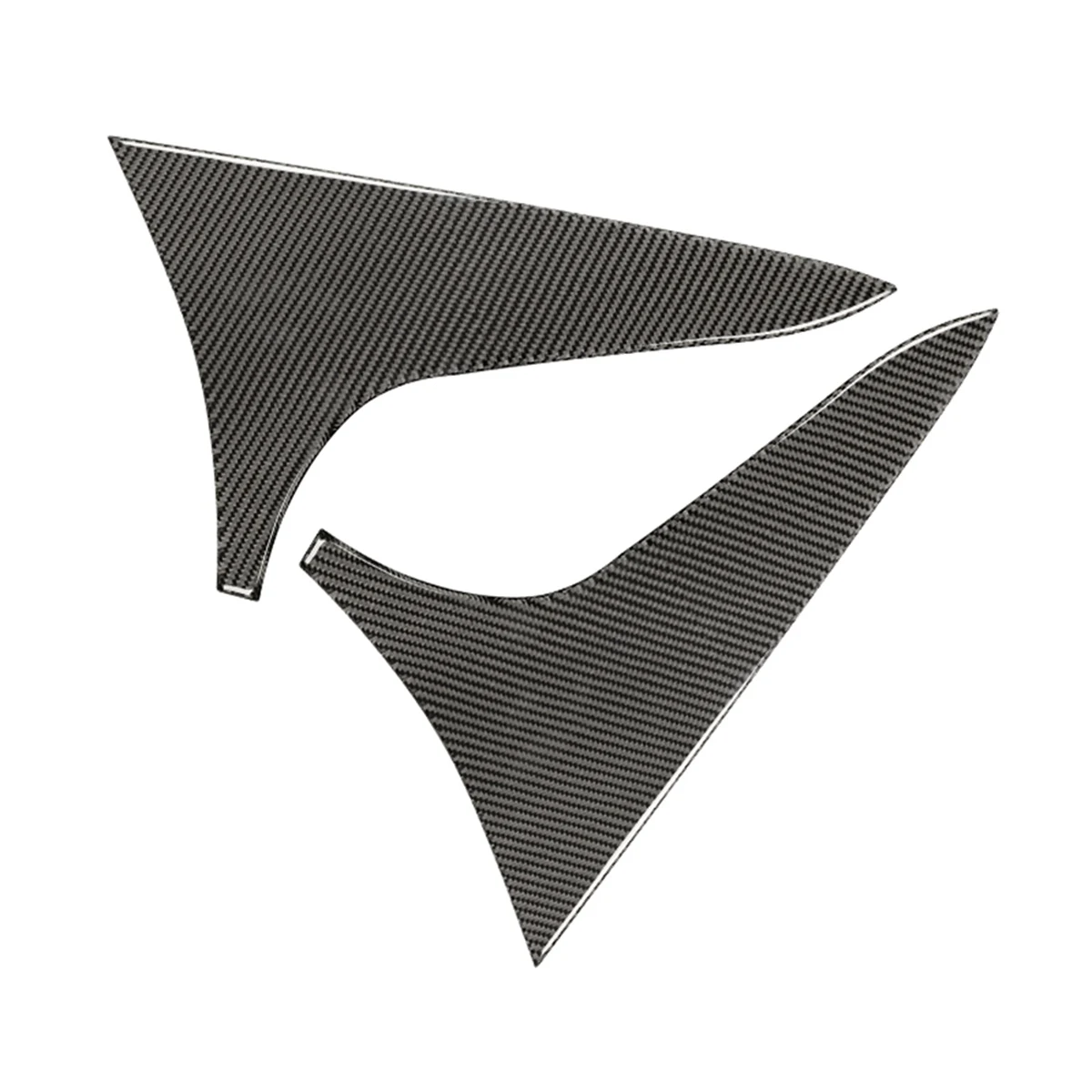 Заднее стекло крыло трехугольный спойлер накладка из углеродного волокна