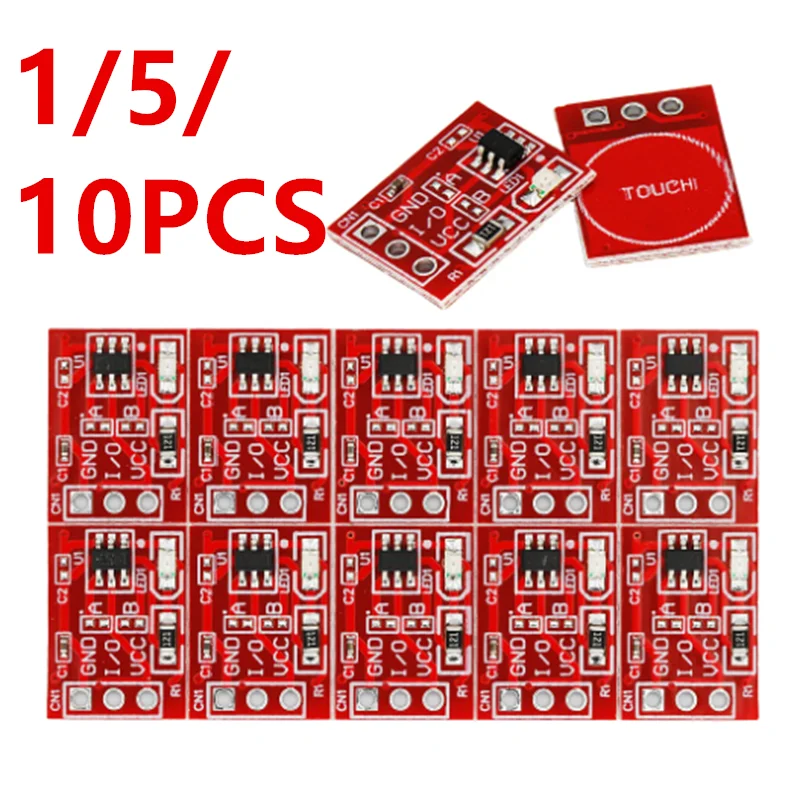 Модуль сенсорного переключателя TTP223 1/5/10 шт