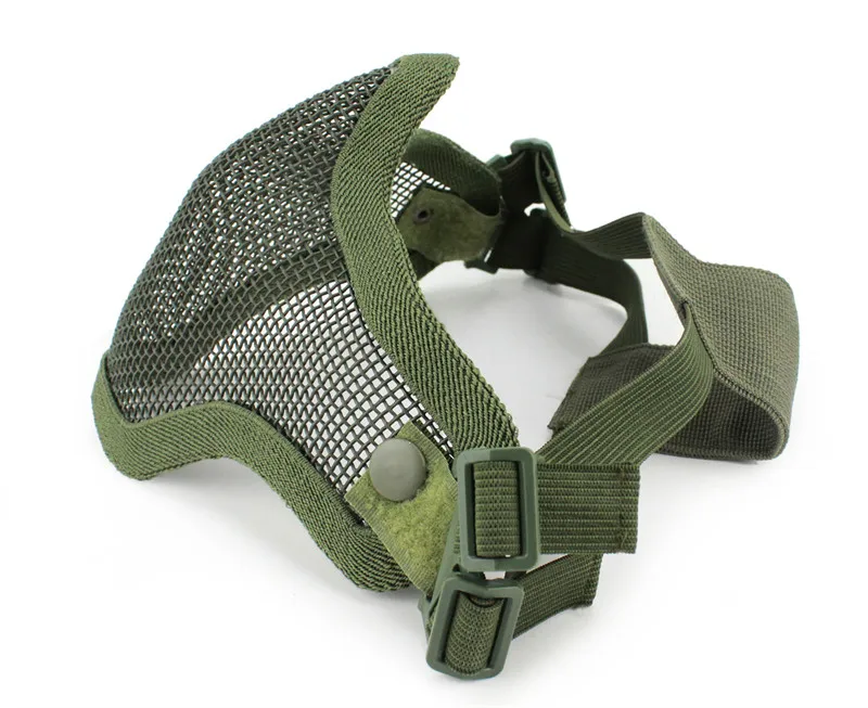 Тактические полумаски V1 DUAL-BAND для страйкбола низкоуглеродистая стальная сетка CS