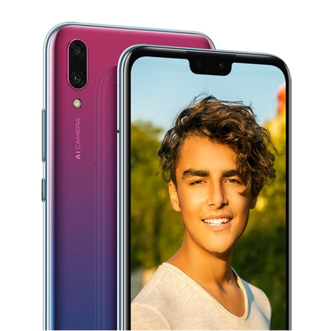 HUAWEI-Y9 2019 смартфон Android 6 5 дюйма 4 + 64 Гб ПЗУ магазин Google Play мобильные телефоны две