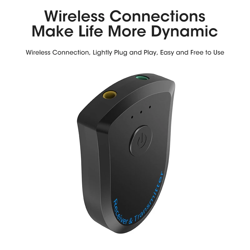 

2 in 1 Wireless Bluetooth 5.0 Receiver Transmitter Adapter 3.5mm Jack For Car Music Audio Aux A2dp Headphone Reciever Handsfree