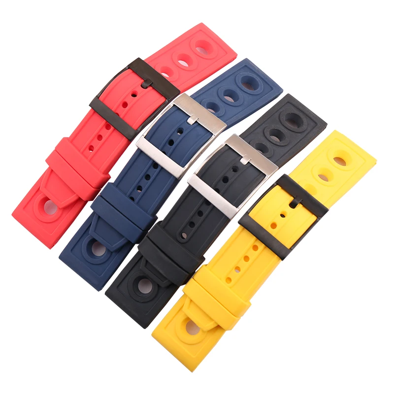 Watch accessories suitable for Breitling series rubber watchband men's and women's universal sports waterproof watchband