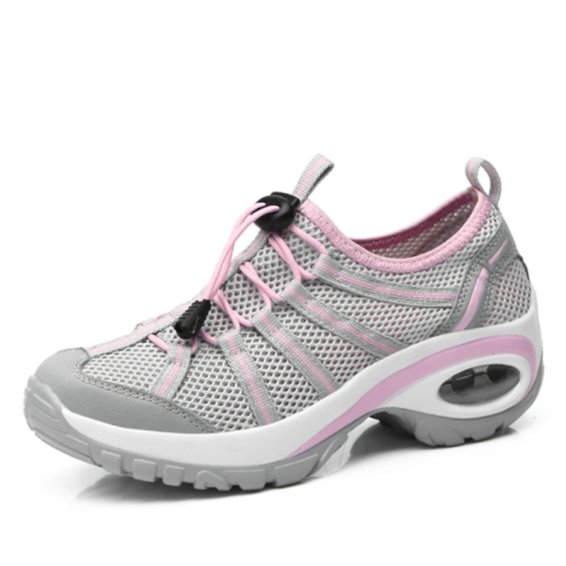 Casual Womens Walking Shoes Slip-on Fintness Jogging Shoe for Women Air Cushion Lightweigh Cofortable Outdoor Sports Fotowears