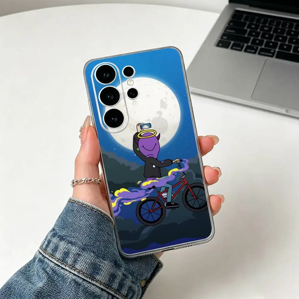 Фото Чехол для телефона Tha Supreme-e Rapper-r T-Thasup для Samsung S25, Ultra, S24, S21, S22, S23, S30, S20, Plus, FE, Lite, прозрачный №2