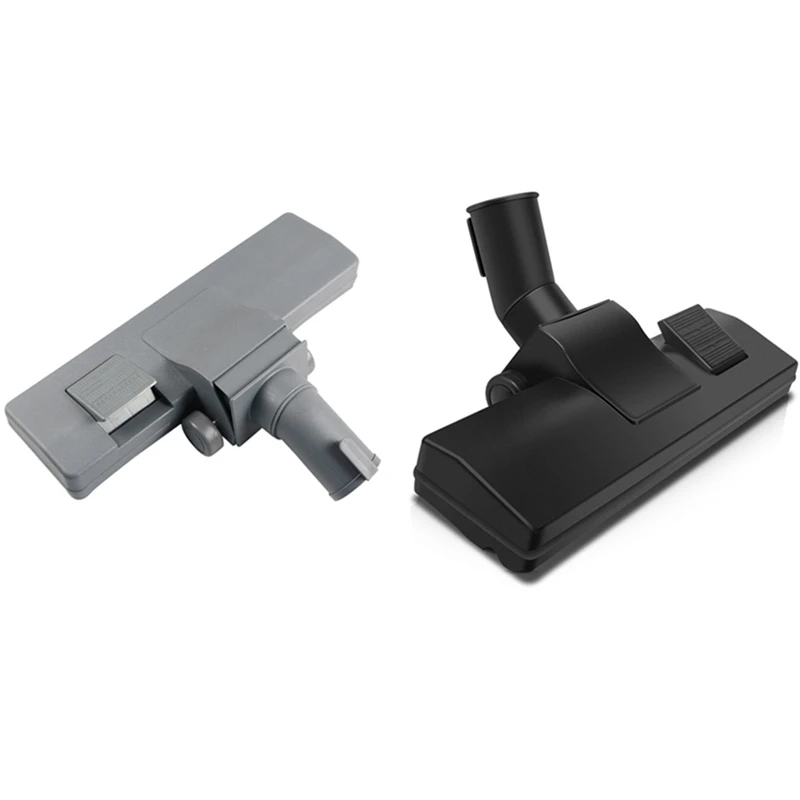 

2 Pcs Universal Vacuum Cleaner Euro Floor Brush Head Brush Attachment, Gray & Black