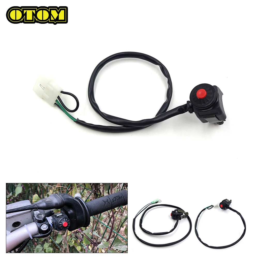 

OTOM для KTM HUSQVARNA старт пламенный выключатель зажигания кнопка короткого замыкания остановить руль Электрический ВКЛ./ВЫКЛ. SXF EXC TX TE FC