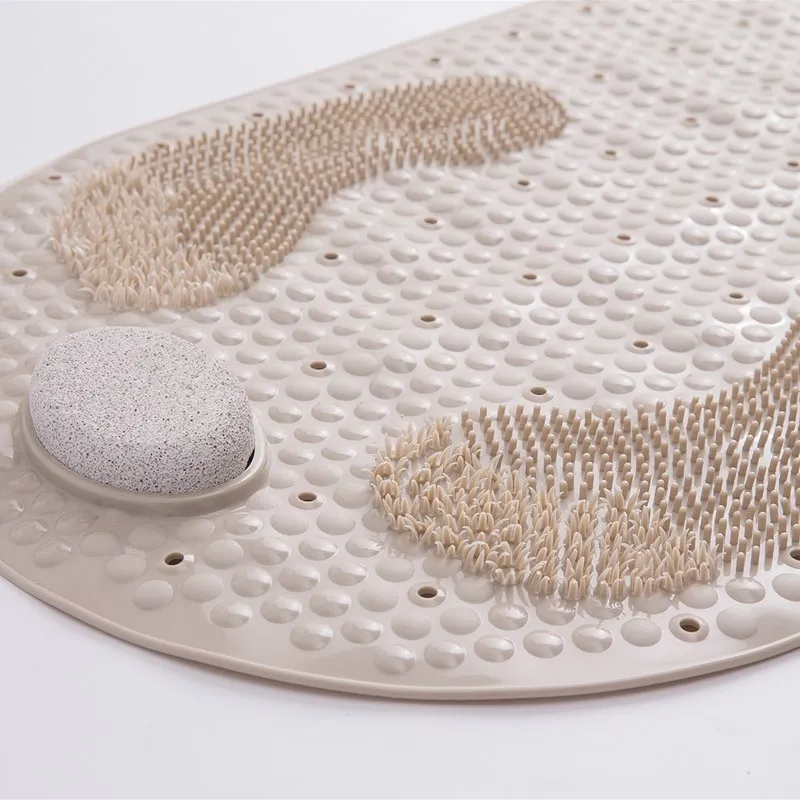 youpin new style pvc toilet bathroom non slip mat household bathroom grind stone floor mat shower room massage foot mat free global shipping