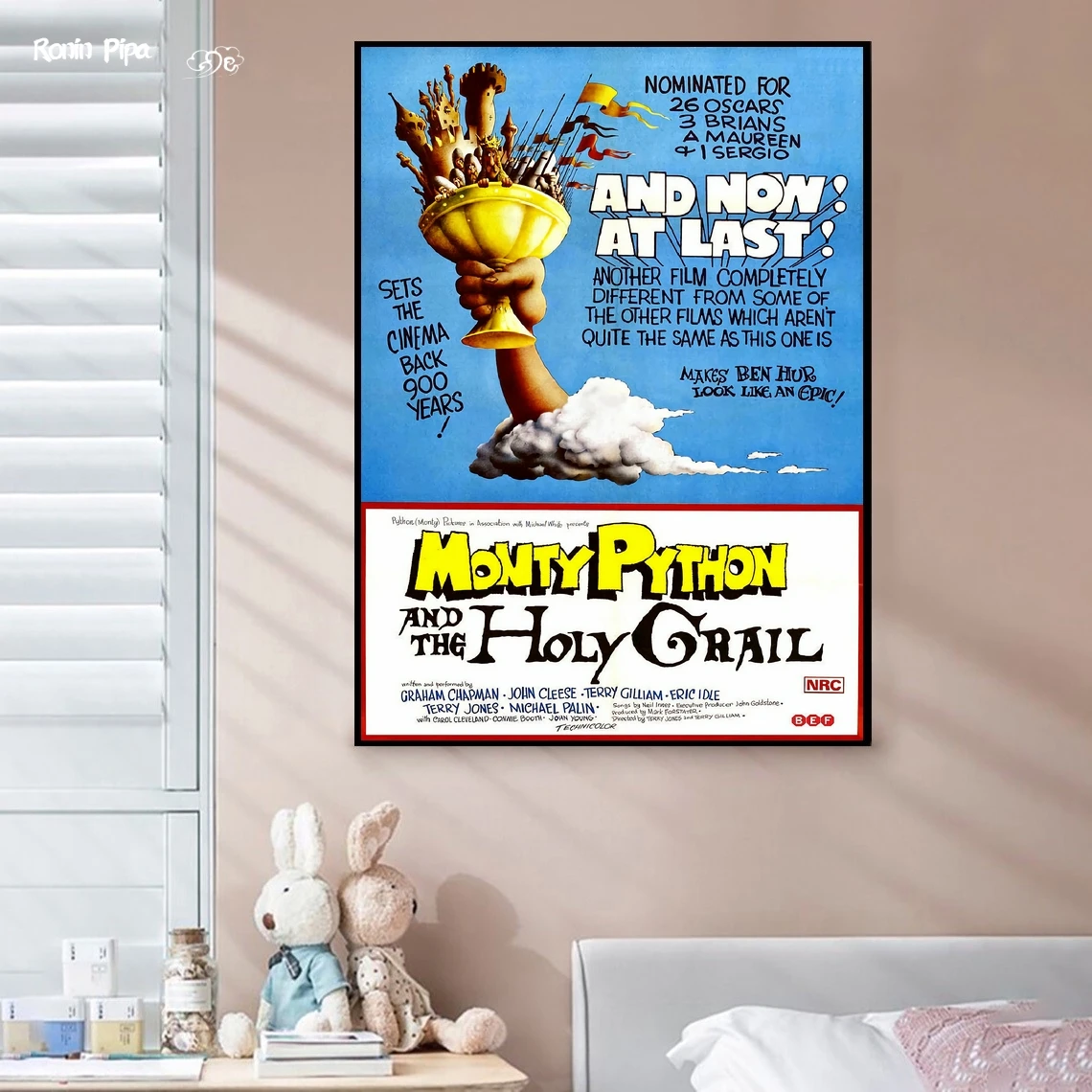 Монти Пайтон и Святой Грааль постер фильма художественный принт холст живопись