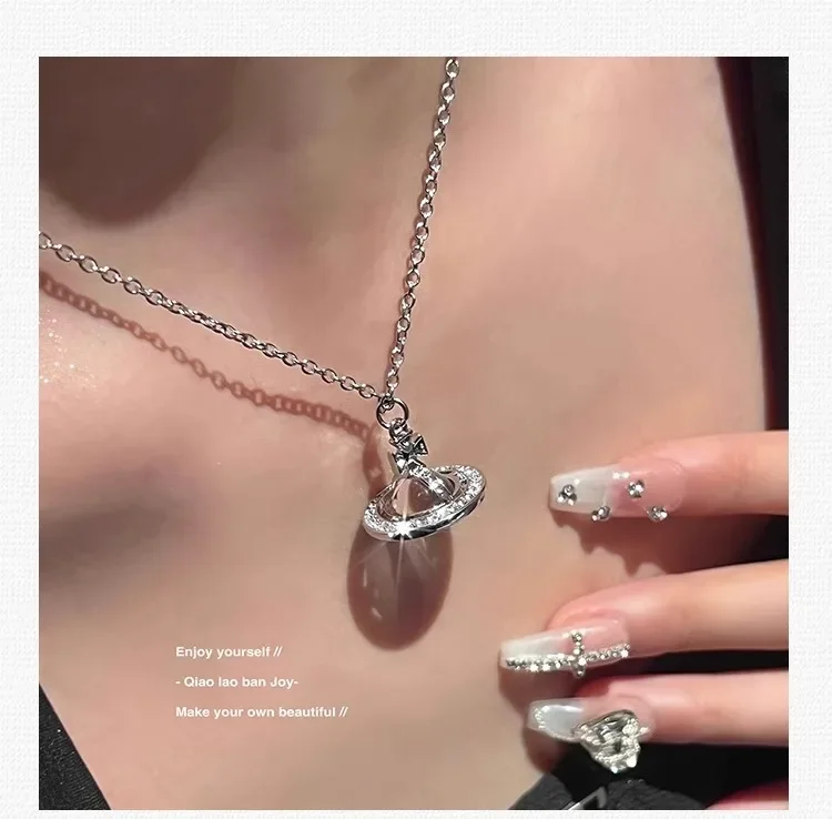 Ожерелье Сатурн аниме-фигурка Nana Super Flash прозрачный кристалл подвеска в виде