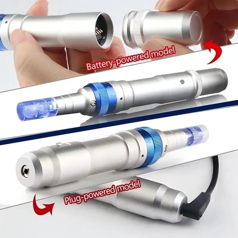 Оригинальный аппарат Ultima Dr Pen A6 с 2 картриджами, беспроводной электрический набор для ухода за кожей, автоматический аппарат для мезотерапии, косметический прибор для домашнего использования. (art.: 3920d8a88a899) - 3920d8a88a899