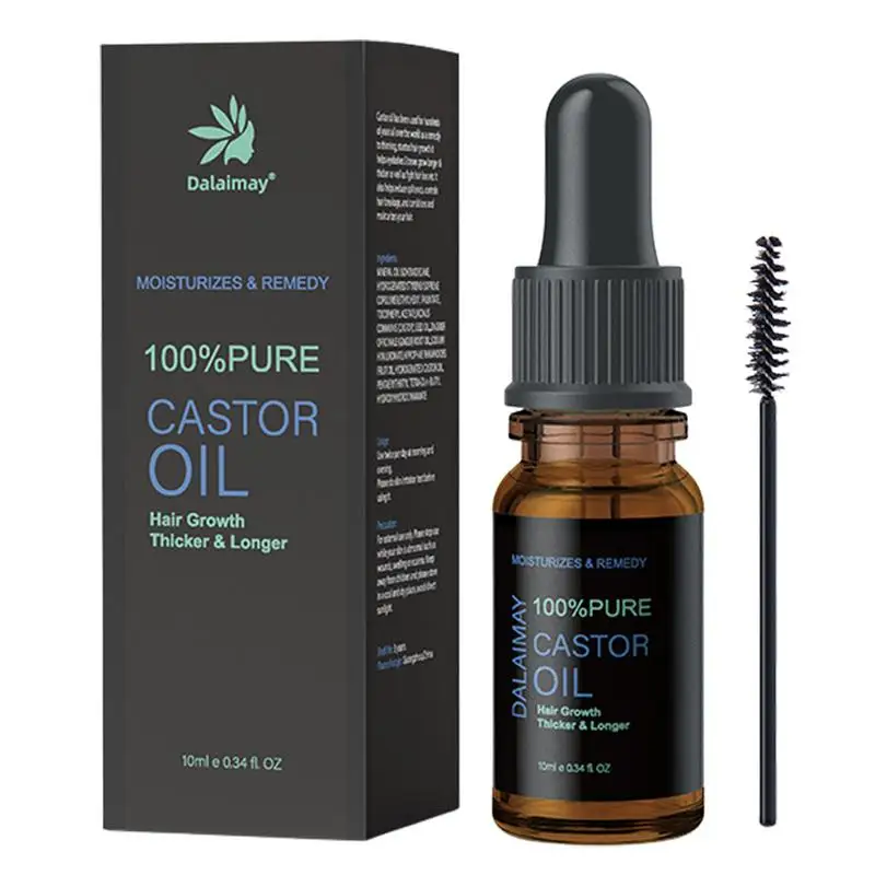 

Organic Castor Oil Pure Carrier Oil Or Hair Growth Eyelashes Eyebrows Essential Essence For Beard Body Face Skin Care Healthy