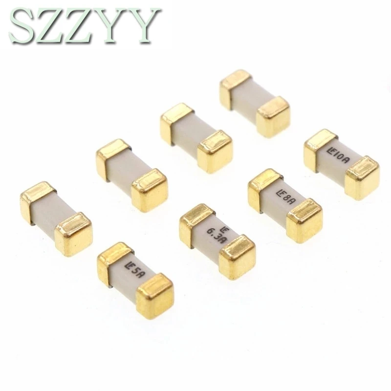 

100Pcs 1808 125V 250V AC 0451 SMD Fast blow Fuse 0.75A 1A 2A 3A 4A 5A 6.3A 8A 10A 12A 15A 500MA 750MA 2410 ultra-rapid fuses