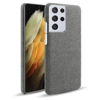 for samsung galaxy s21 ultra case hard pc shockproof woven textile fabric cloth back cover for galaxy s21 s21 plus fe %d1%87%d0%b5%d1%85%d0%be%d0%bb