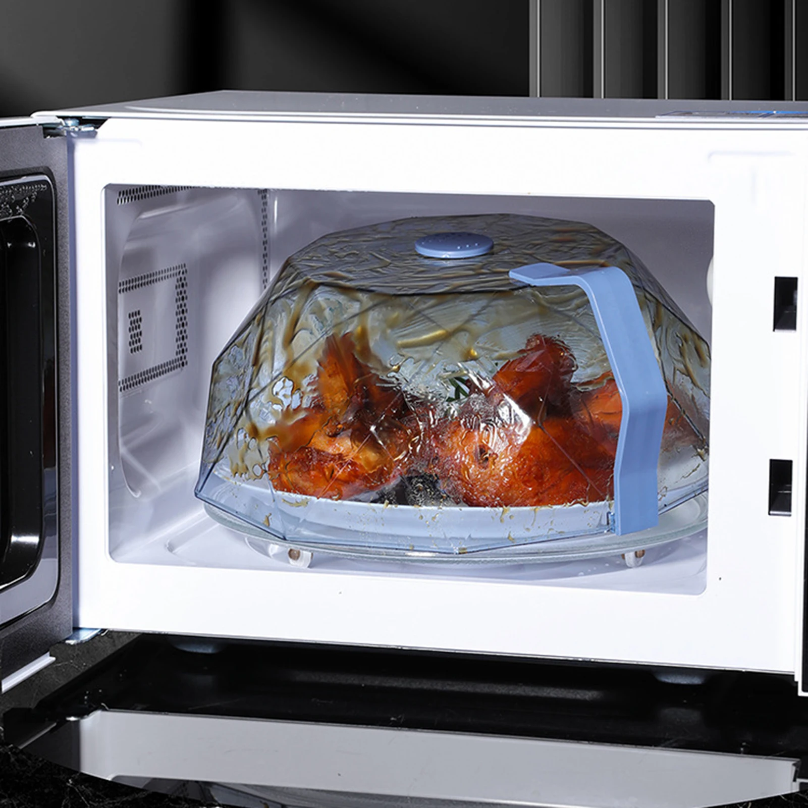 

Microwave Food Cover High-Temperature Splash-Proof Cover Heat-Resistant Fresh-Keeping Cover For Microwave Heating Cover Lid
