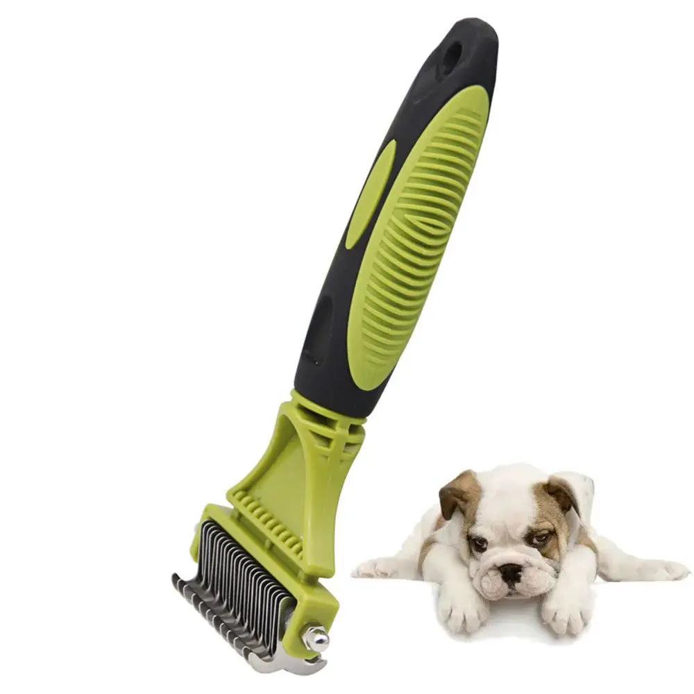 

High Quality Tool Grooming Dematting Dematting Rake Hair Removal Dog Brush Tool Pet Shedding Trimmer Comb