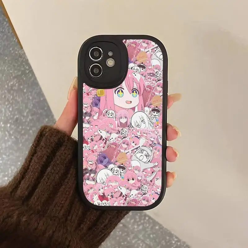 Bocchi The Rock Anime Phone Case Hard Leather Phone Case For iPhone 14 13 12 Mini 11 14 Pro Max Xs X Xr 7 8 Plus 6 6s