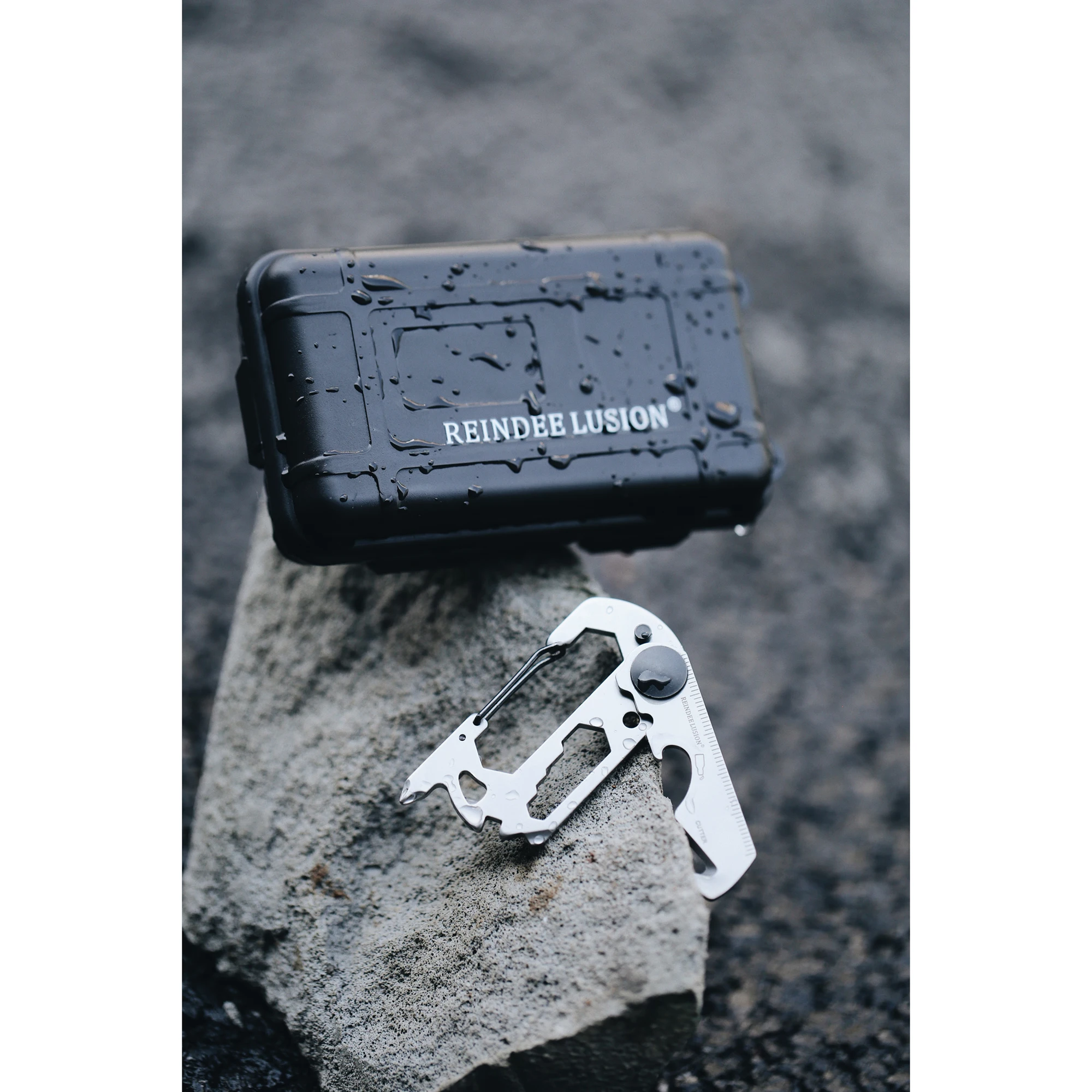 RL | Reindee Lusion Multi-Functional Combination Stainless Steel EDC Card Type Portable Keychain Tool