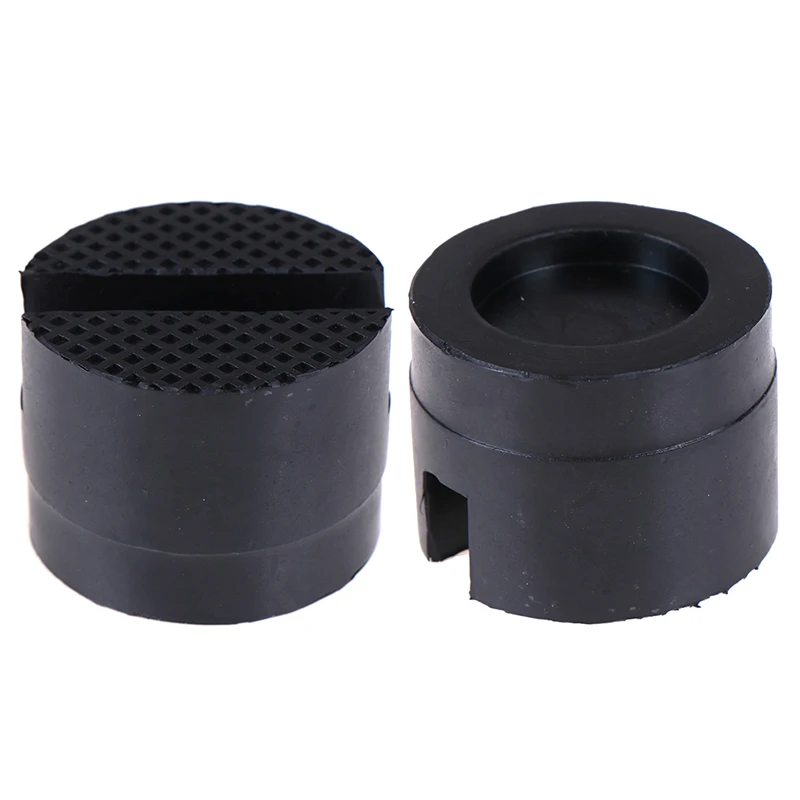 

Universal car slotted frame rail floor jack adapter lift rubber pad stand holder
