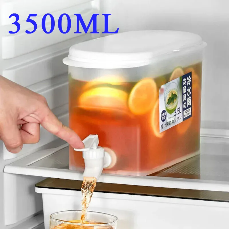 

Bottle Cold Lemonade Water Bottles High-capacity Faucet Cold Pitcher With Refrigerator Families For Water Kettle Cold Water