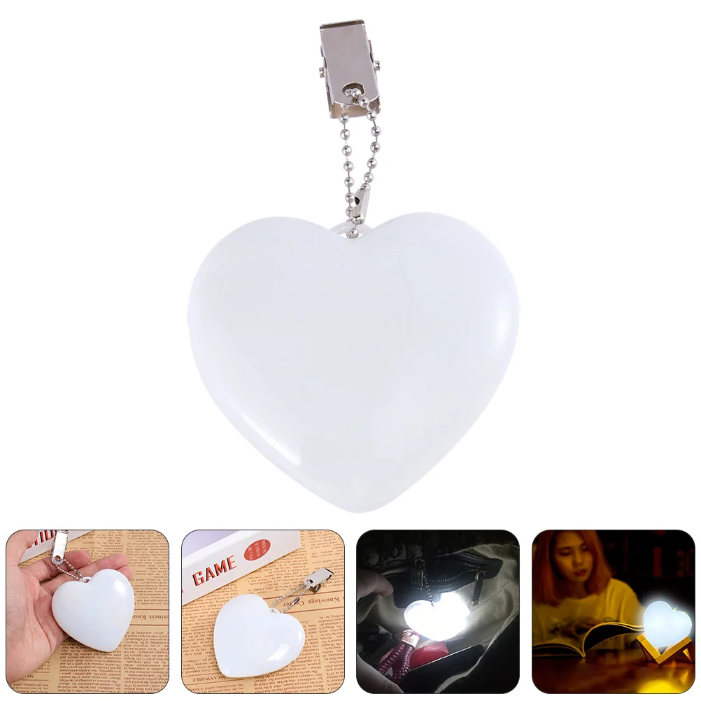 Purse Heart LED Light: 2pcs Motion Handbag Light Heart Shaped Night Lights Bag Illuminator for Ladies White