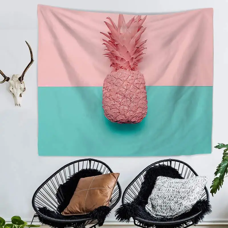 

2017 Manufacturer Direct Selling New Nordic Pineapple Cactus Multi-Functional Tapestry Wall Hanging Beach Towel